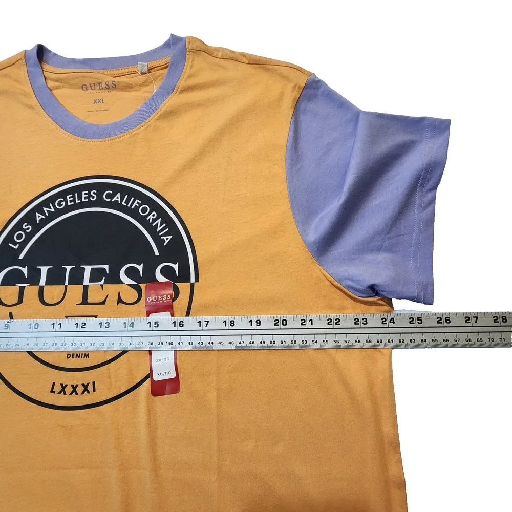 Guess Men's T shirt Hector Logo Graphic Print Short Sleeve Size XXL NWT - Picture 3 of 8